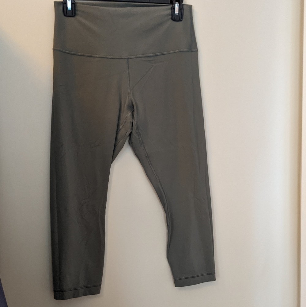 Grey Sage Lululemon Align Crop 21" Leggings